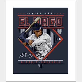 Javier Baez Detroit Diamond Name Posters and Art